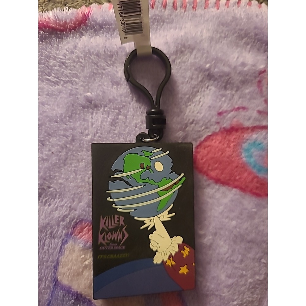New With Tags Midnight Movies Figural Bag Clip - Killer Klowns From Outer Space